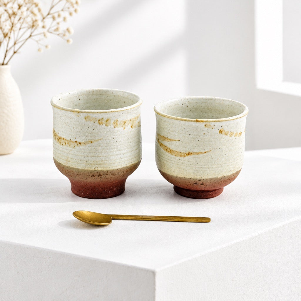 Duo de tasses Yunomi en terre de l’Estérel