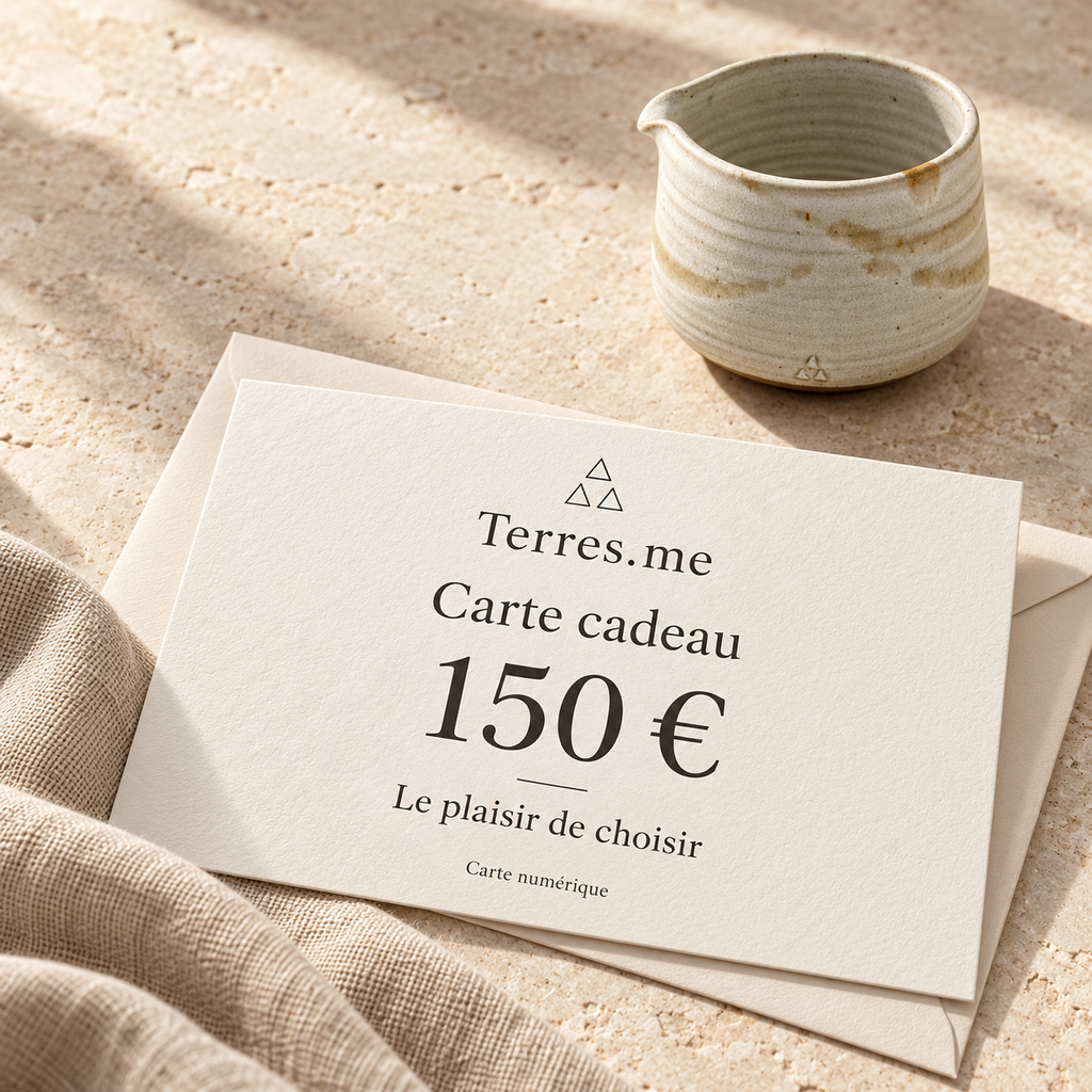 Cartes cadeaux Terres.me — Le plaisir de choisir