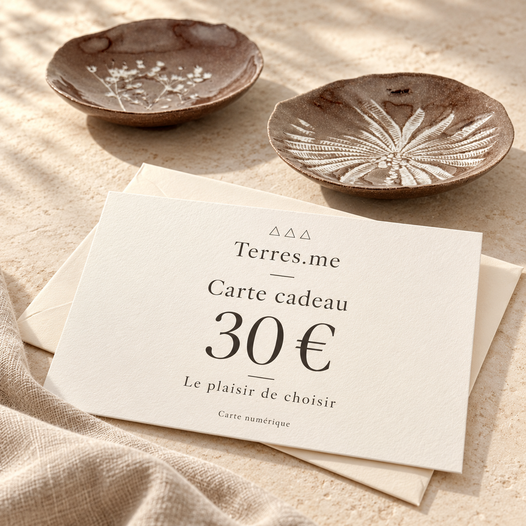 Cartes cadeaux Terres.me — Le plaisir de choisir
