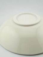 Assiette creuse en porcelaine blanche faite main, émail transparent brillant – Terres.me – vue 7