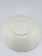 Assiette creuse en porcelaine blanche faite main, émail transparent brillant – Terres.me – vue 8