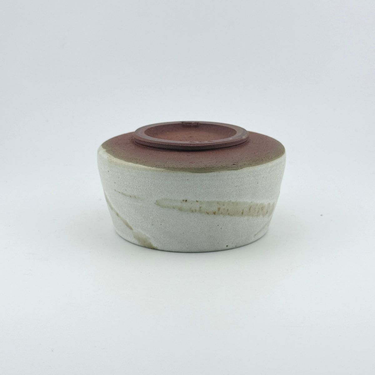 Bol à matcha en terre sauvage de l’Estérel – Chawan conique crème