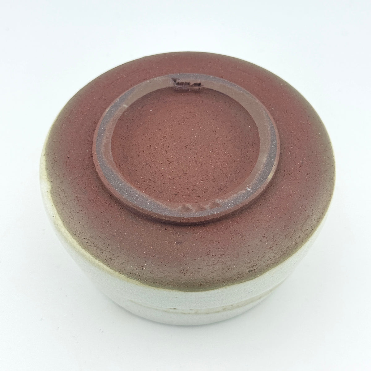 Bol à matcha en terre sauvage de l’Estérel – Chawan conique crème