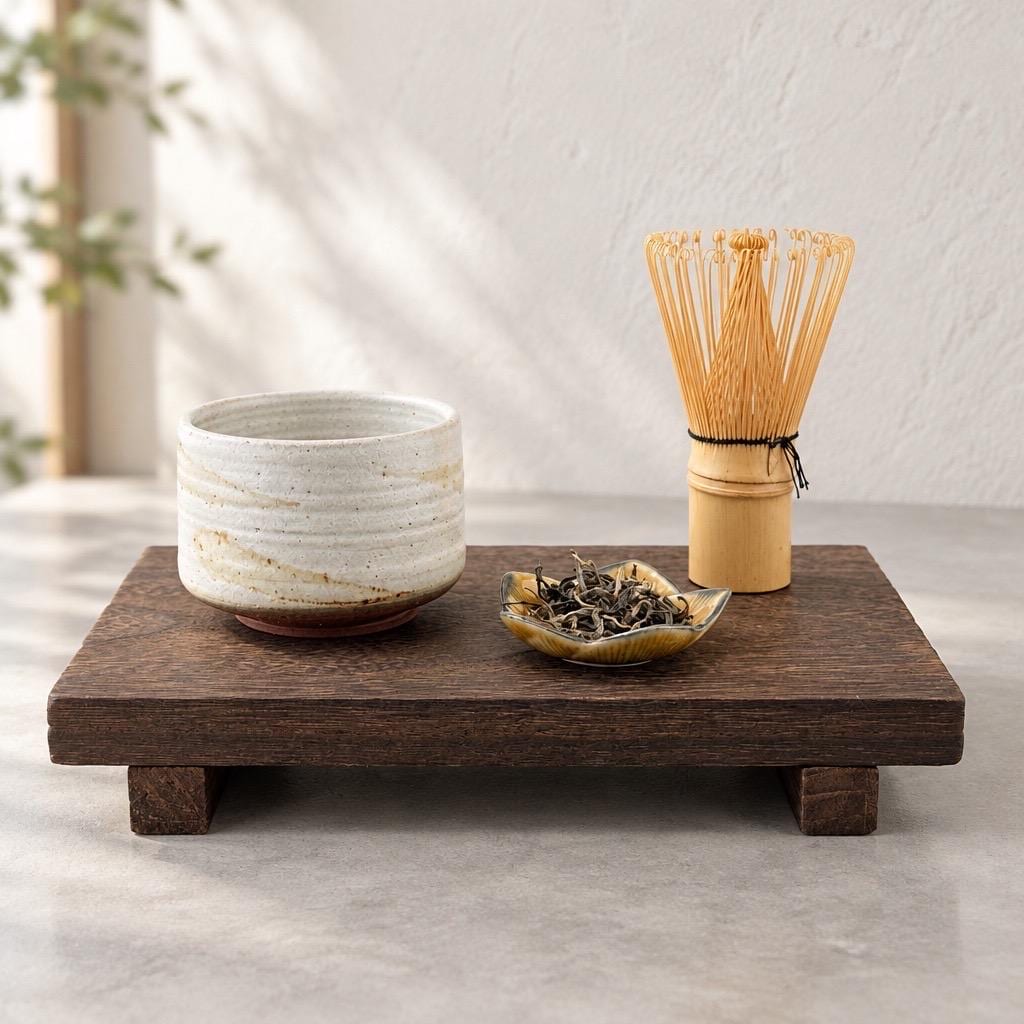 Chawan artisanal en terre rouge de l’Estérel, émail crème et pied laissé brut – Terres.me