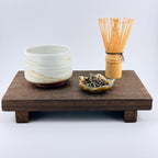 Chawan artisanal en terre rouge de l’Estérel, émail crème et pied laissé brut – Terres.me