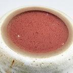 Coupelle porte-encens en grès rouge naturel de l’Estérel, céramique wabi-sabi faite main par Terres.me
