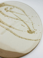 Dessous-de-plat Trace de Terre en grès caramel, décor gestuel – photo 7