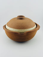 Donabe artisanal en grès, casserole japonaise faite main par Terresme — vue 1 sur 10.