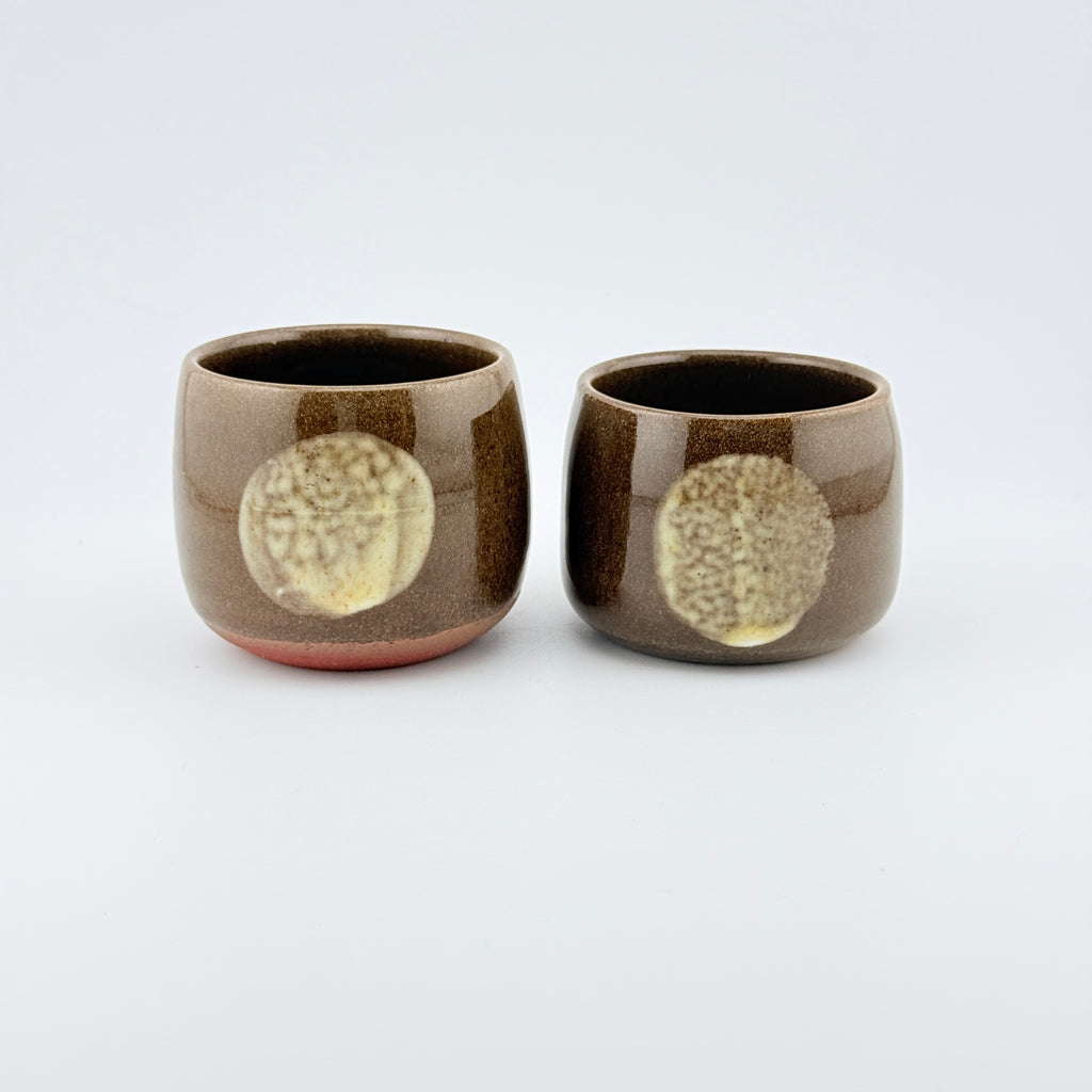 Duo de tasses espresso en grès – Terre de l’Estérel