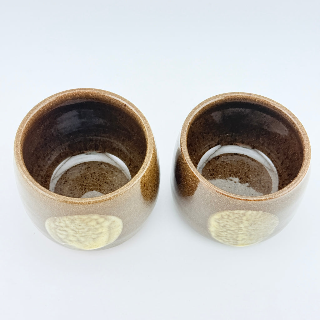 Duo de tasses espresso en grès – Terre de l’Estérel