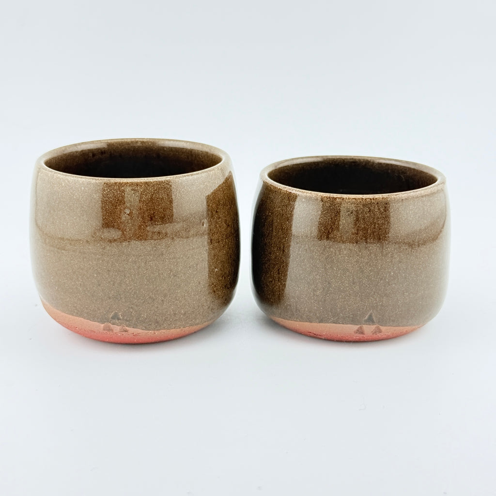 Duo de tasses espresso en grès – Terre de l’Estérel