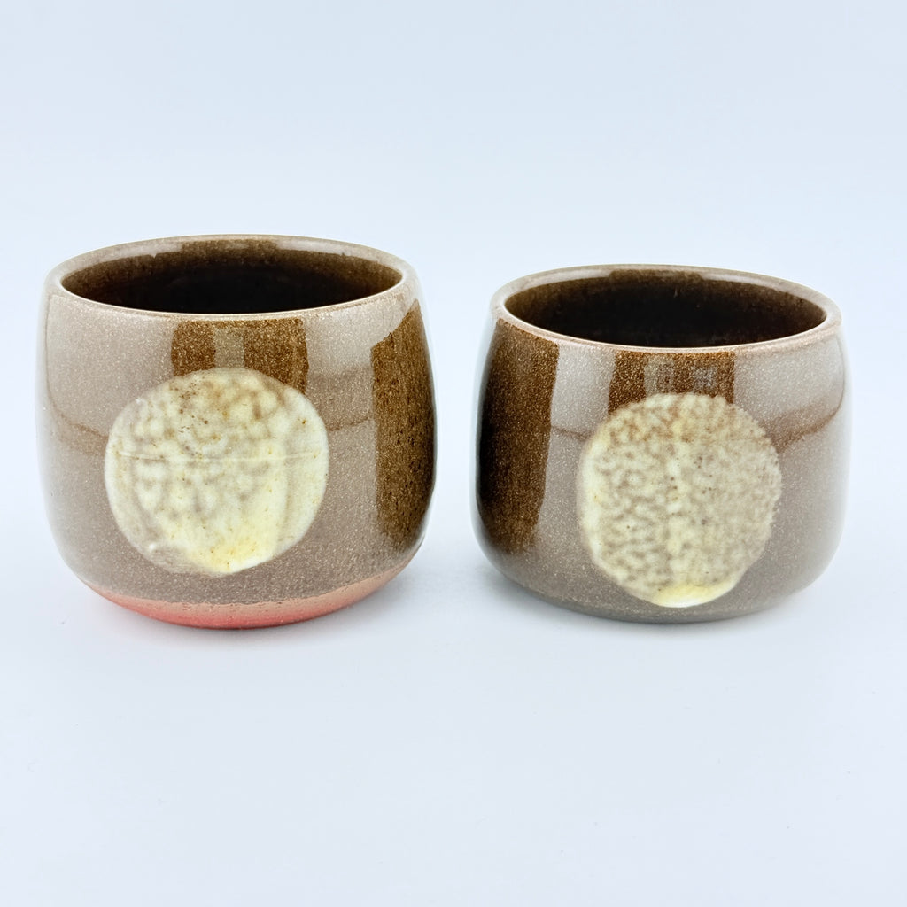 Duo de tasses espresso en grès – Terre de l’Estérel