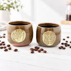Duo de tasses espresso en grès – Terre de l’Estérel