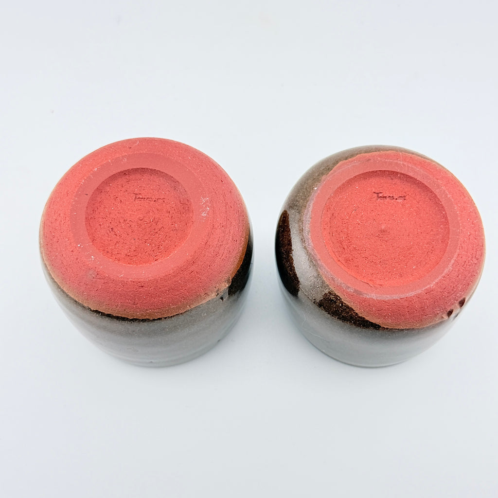 Duo de tasses espresso en grès – Terre de l’Estérel