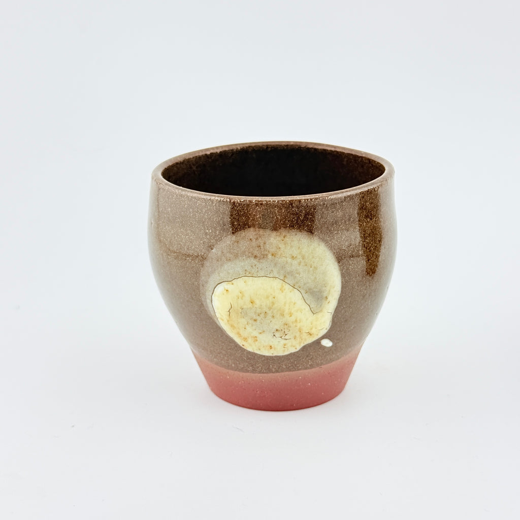 Duo de tasses espresso évasées en grès rouge – Terre de l’Estérel