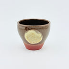 Duo de tasses espresso évasées en grès rouge – Terre de l’Estérel