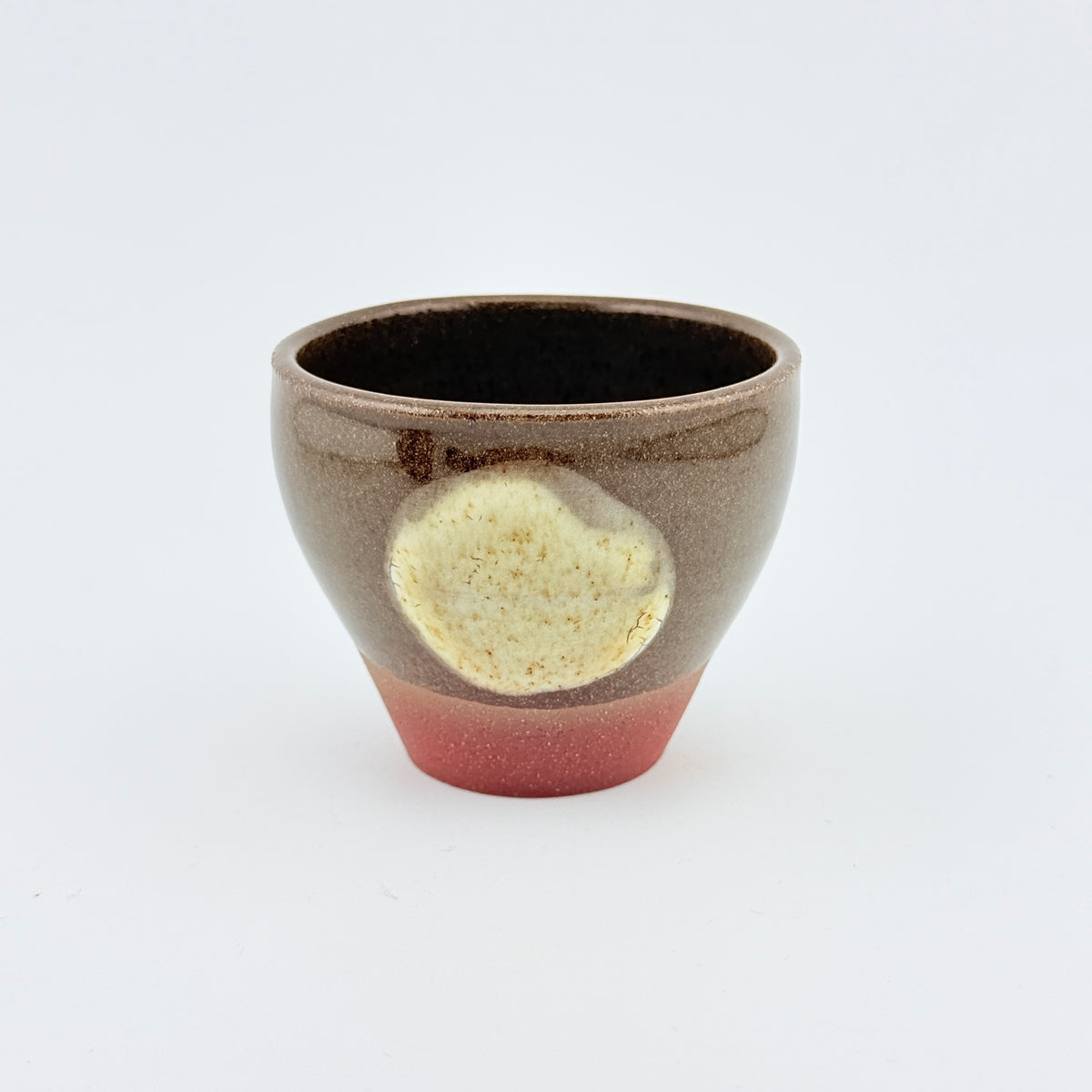 Duo de tasses espresso évasées en grès rouge – Terre de l’Estérel
