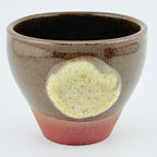 Duo de tasses espresso évasées en grès rouge – Terre de l’Estérel