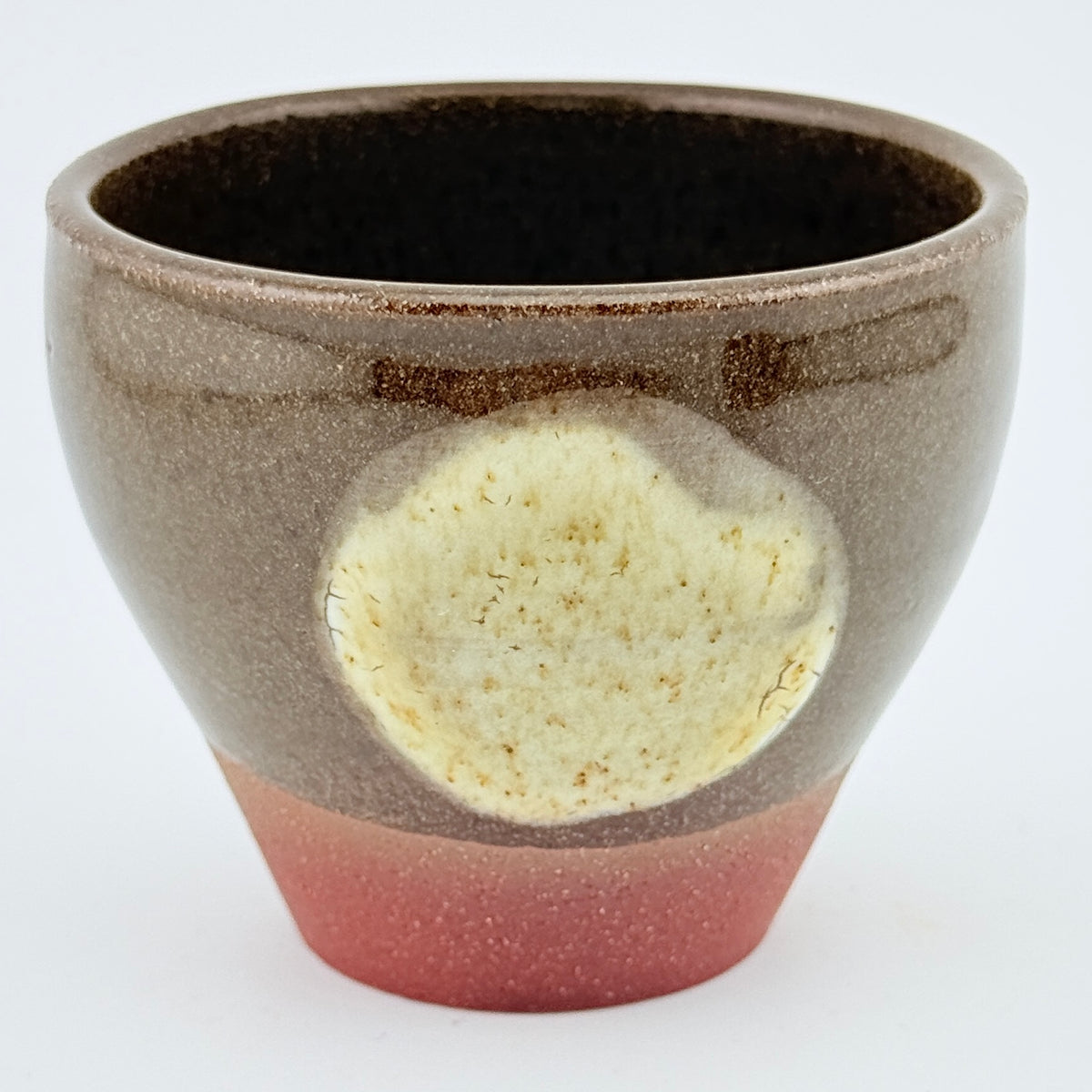 Duo de tasses espresso évasées en grès rouge – Terre de l’Estérel