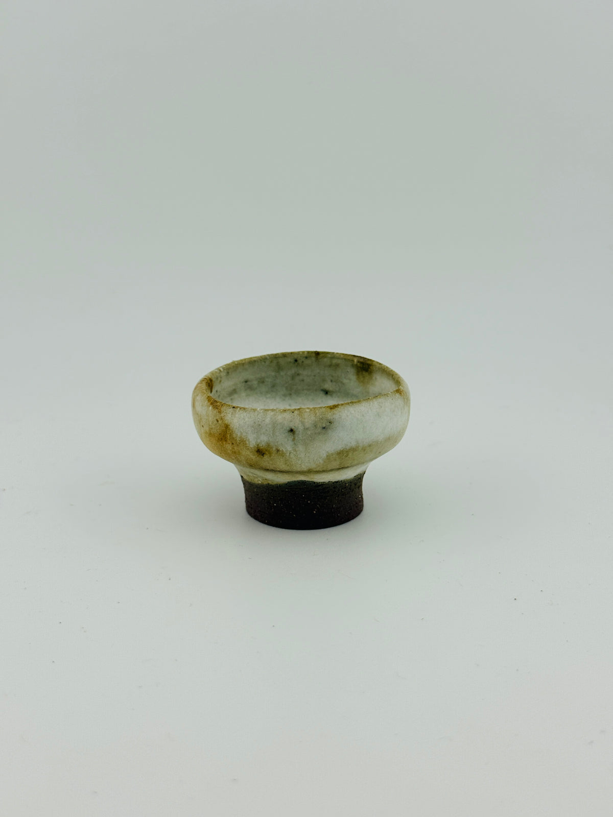 Mini-bol chawan ESTEREL crème, modèle de 4,5 cm, vue de face