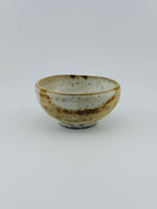 Mini-bol chawan ESTEREL crème, modèle de 7 cm, vue de face