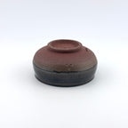 Mini-tasse en grès rouge de l’Estérel – Shino Açaï