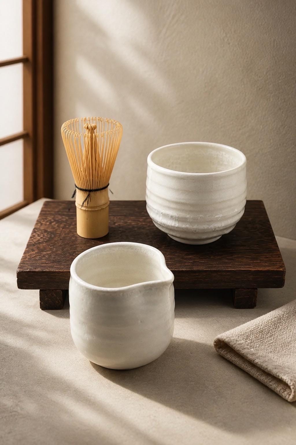 Mug en porcelaine blanche à émail microcristallisé, vue 3 sur 10, céramique artisanale façonnée à la main par Terresme.