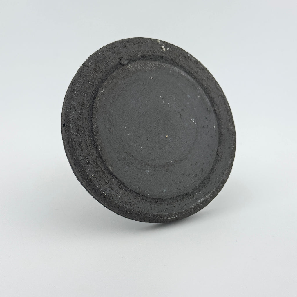 Porte-encens bâton « Rituel » en grès noir African Stone – Noir satiné