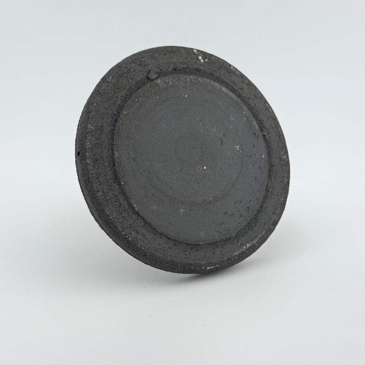 Porte-encens bâton « Rituel » en grès noir African Stone – Noir satiné