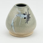 Porte-fouet Matcha en grès, chasen holder artisanal en céramique japandi par Terres.me