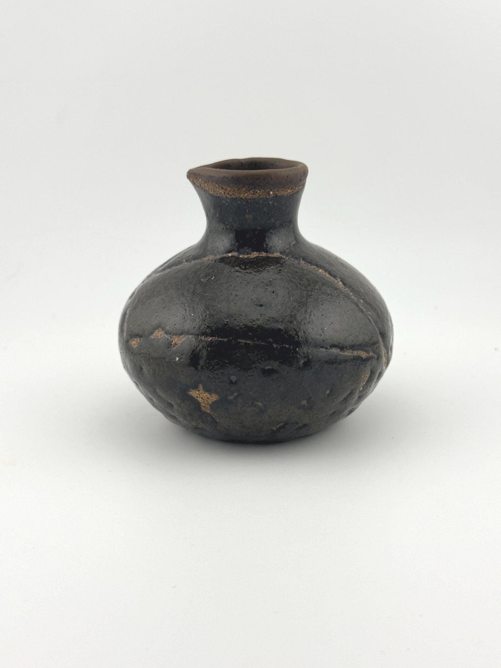 Shoyu Sashi en grès chamotté et Ash glaze céladon, faits main par Terresme — vue 7 sur 10.