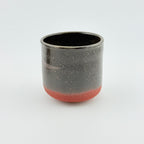 Trio de tasses à café en Grès rouge de récolte du massif de l’Esterel - Émail de cendres - Wabi-Sabi