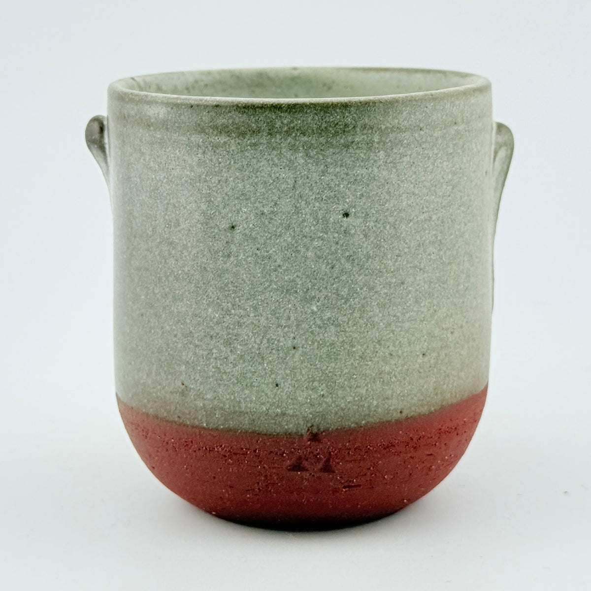 Duo de tasses à café en Grès rouge de récolte du massif de l’Esterel - Émail de Faïence- Wabi-Sabi
