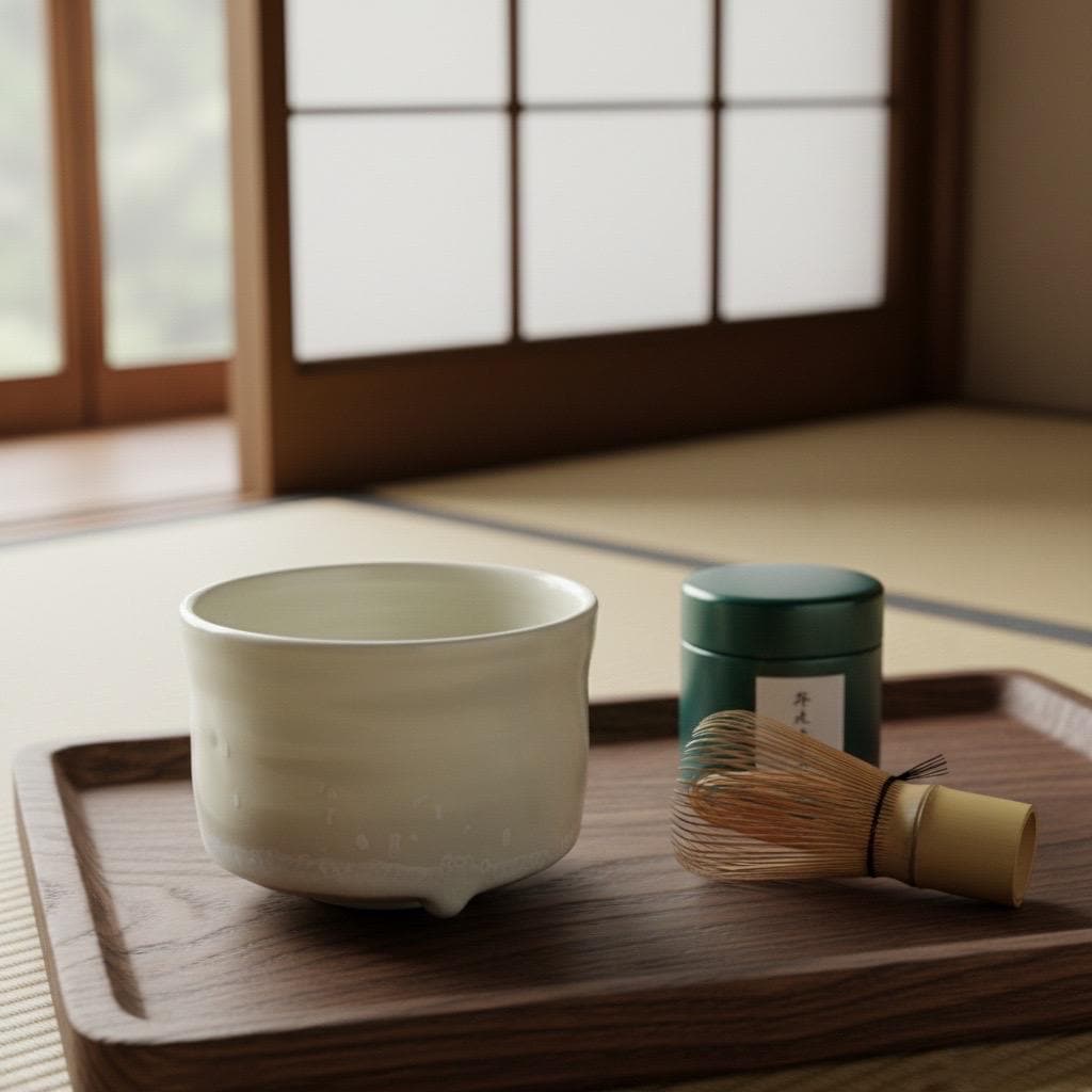 Yunomi en porcelaine Bone China d’inspiration japonaise, fait main par Terresme — vue 2 sur 10.